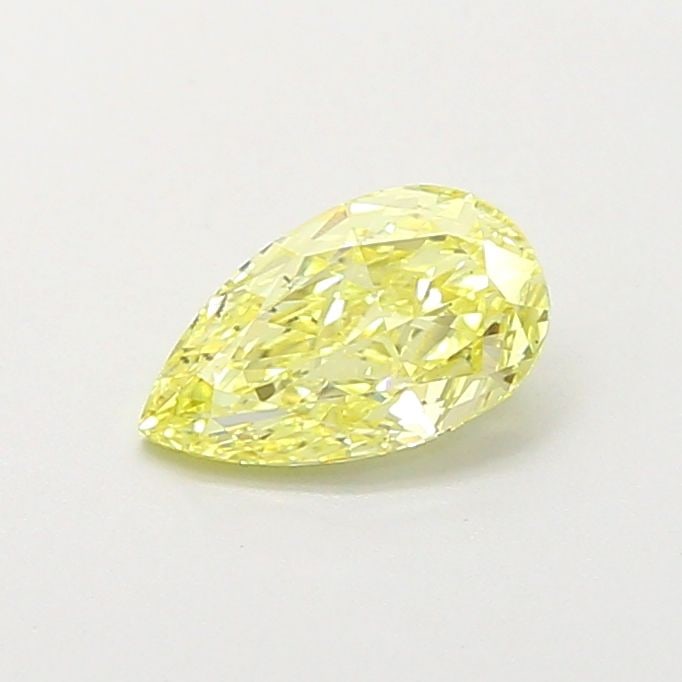Loose Diamond - PEAR 0.66ct Fancy Yellow VS2: Loose Diamond - PEAR 0.66ct Fancy Yellow VS2 Source: This is a real non-mined Diamond that has been grown in a lab Shape: PEAR Carats: 0.66 Color: Fancy Yellow Certification: IGI Video: