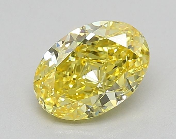 Loose Diamond - OVAL 1.06ct Fancy Intense Yellow VVS1: Loose Diamond - OVAL 1.06ct Fancy Intense Yellow VVS1 Source: This is a real non-mined Diamond that has been grown in a lab Shape: OVAL Carats: 1.06 Color: Fancy Intense Yellow Certification: IGI Vide