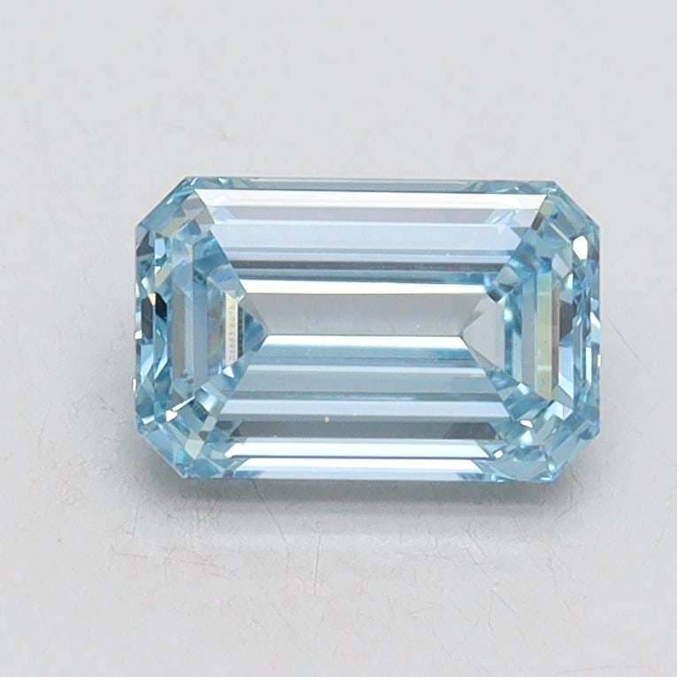 Loose Diamond - EMERALD 1.0ct Fancy Intense Blue VS1: Loose Diamond - EMERALD 1.0ct Fancy Intense Blue VS1 Source: This is a real non-mined Diamond that has been grown in a lab Shape: EMERALD Carats: 1.0 Color: Fancy Intense Blue Certification: IGI Video