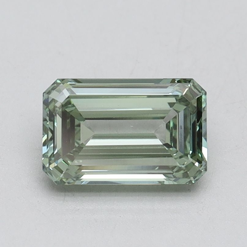 Loose Diamond - EMERALD 1.03ct Fancy Intense Green VS1: Loose Diamond - EMERALD 1.03ct Fancy Intense Green VS1 Source: This is a real non-mined Diamond that has been grown in a lab Shape: EMERALD Carats: 1.03 Color: Fancy Intense Green Certification: IGI V