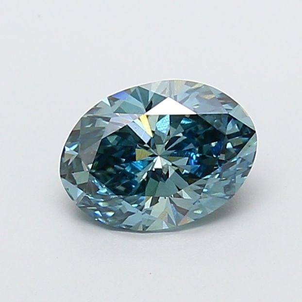 Loose Diamond - OVAL 1.59ct Fancy Vivid Green Blue VS2: Loose Diamond - OVAL 1.59ct Fancy Vivid Green Blue VS2 Source: This is a real non-mined Diamond that has been grown in a lab Shape: OVAL Carats: 1.59 Color: Fancy Vivid Green Blue Certification: IGI V