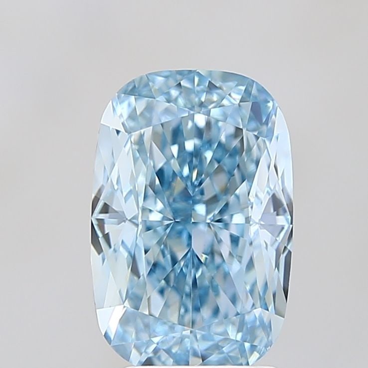 Loose Diamond - CUSHION MODIFIED 3.51ct Fancy Vivid Blue VVS2: Loose Diamond - CUSHION MODIFIED 3.51ct Fancy Vivid Blue VVS2 Source: This is a real non-mined Diamond that has been grown in a lab Shape: CUSHION MODIFIED Carats: 3.51 Color: Fancy Vivid Blue Certifi