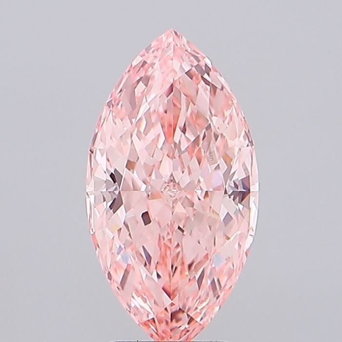 Loose Diamond - MARQUISE 3.15ct Fancy Vivid Pink VVS2: Loose Diamond - MARQUISE 3.15ct Fancy Vivid Pink VVS2 Source: This is a real non-mined Diamond that has been grown in a lab Shape: MARQUISE Carats: 3.15 Color: Fancy Vivid Pink Certification: IGI Vide