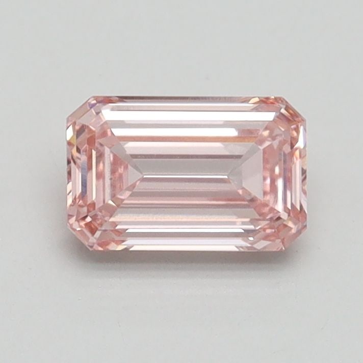 Loose Diamond - EMERALD 0.7ct Fancy Intense Pink VS1: Loose Diamond - EMERALD 0.7ct Fancy Intense Pink VS1 Source: This is a real non-mined Diamond that has been grown in a lab Shape: EMERALD Carats: 0.7 Color: Fancy Intense Pink Certification: IGI Video