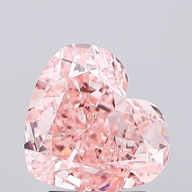 Loose Diamond - HEART 2.95ct Fancy Vivid Pink VVS2: Loose Diamond - HEART 2.95ct Fancy Vivid Pink VVS2 Source: This is a real non-mined Diamond that has been grown in a lab Shape: HEART Carats: 2.95 Color: Fancy Vivid Pink Certification: IGI Video: