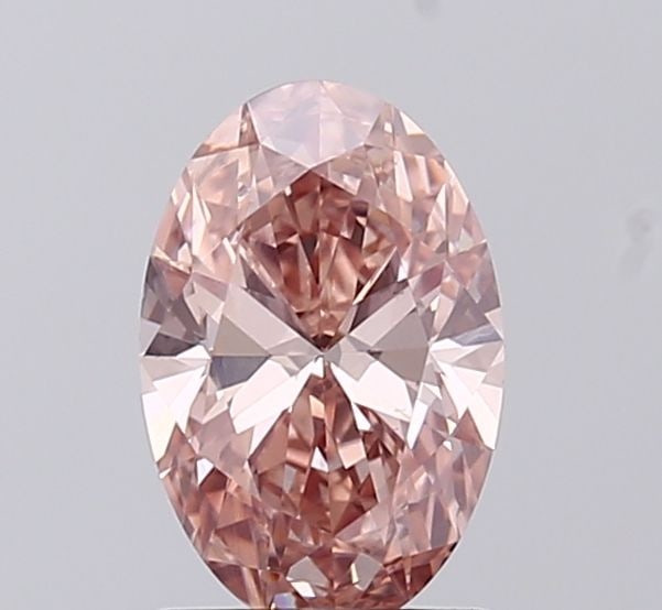 Loose Diamond - OVAL 0.99ct Fancy Intense Brownish Pink VS1: Loose Diamond - OVAL 0.99ct Fancy Intense Brownish Pink VS1 Source: This is a real non-mined Diamond that has been grown in a lab Shape: OVAL Carats: 0.99 Color: Fancy Intense Brownish Pink Certificat