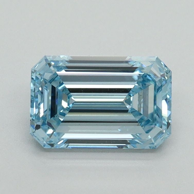 Loose Diamond - EMERALD 1.15ct Fancy Intense Blue VVS2: Loose Diamond - EMERALD 1.15ct Fancy Intense Blue VVS2 Source: This is a real non-mined Diamond that has been grown in a lab Shape: EMERALD Carats: 1.15 Color: Fancy Intense Blue Certification: IGI Vi