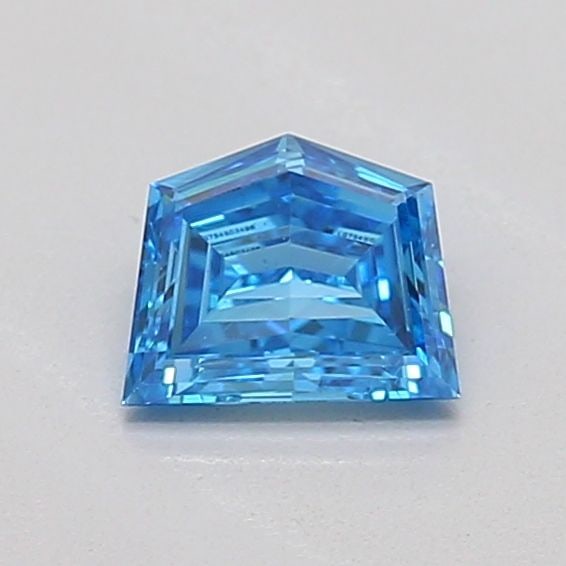 Loose Diamond - PENTAGONAL 0.3ct Fancy Vivid Blue VS2: Loose Diamond - PENTAGONAL 0.3ct Fancy Vivid Blue VS2 Source: This is a real non-mined Diamond that has been grown in a lab Shape: PENTAGONAL Carats: 0.3 Color: Fancy Vivid Blue Certification: IGI The