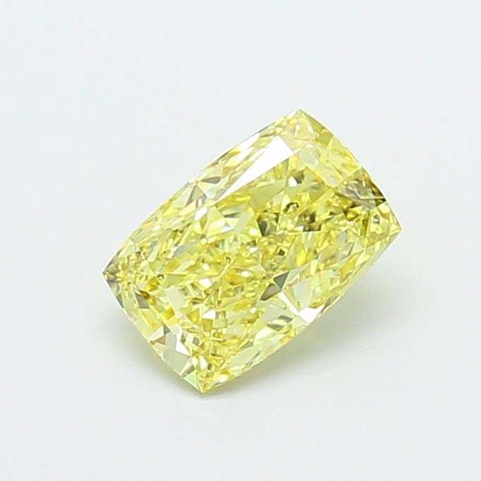 Loose Diamond - CUSHION MODIFIED 1.04ct Fancy Intense Yellow VS2: Loose Diamond - CUSHION MODIFIED 1.04ct Fancy Intense Yellow VS2 Source: This is a real non-mined Diamond that has been grown in a lab Shape: CUSHION MODIFIED Carats: 1.04 Color: Fancy Intense Yellow 