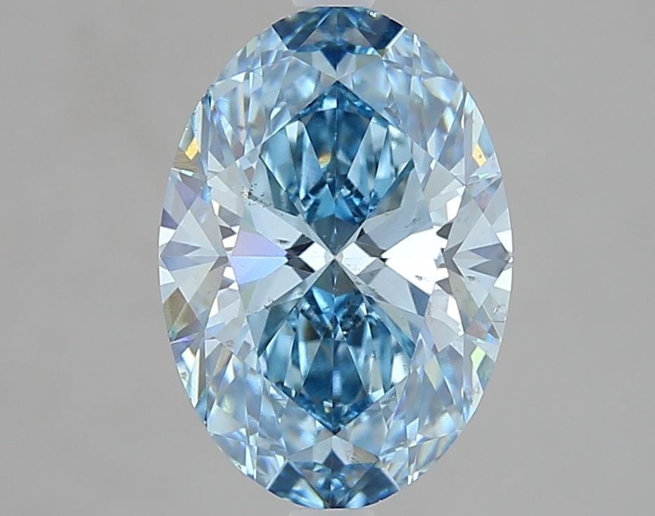Loose Diamond - OVAL 3.01ct Fancy Vivid Blue VS2: Loose Diamond - OVAL 3.01ct Fancy Vivid Blue VS2 Source: This is a real non-mined Diamond that has been grown in a lab Shape: OVAL Carats: 3.01 Color: Fancy Vivid Blue Certification: IGI Video: