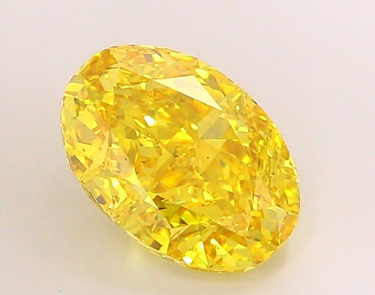 Loose Diamond - OVAL 8.09ct Fancy Vivid Yellow VS2: Loose Diamond - OVAL 8.09ct Fancy Vivid Yellow VS2 Source: This is a real non-mined Diamond that has been grown in a lab Shape: OVAL Carats: 8.09 Color: Fancy Vivid Yellow Certification: IGI Video:
