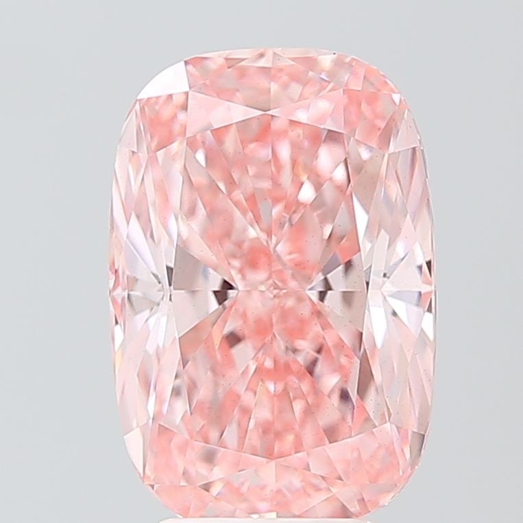 Loose Diamond - CUSHION MODIFIED 5.06ct Fancy Vivid Pink VS2: Loose Diamond - CUSHION MODIFIED 5.06ct Fancy Vivid Pink VS2 Source: This is a real non-mined Diamond that has been grown in a lab Shape: CUSHION MODIFIED Carats: 5.06 Color: Fancy Vivid Pink Certific