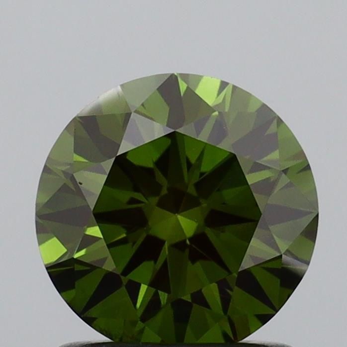 Loose Diamond - ROUND 1.05ct Fancy Deep Green VS1: Loose Diamond - ROUND 1.05ct Fancy Deep Green VS1 Source: This is a real non-mined Diamond that has been grown in a lab Shape: ROUND Carats: 1.05 Color: Fancy Deep Green Certification: IGI Video: