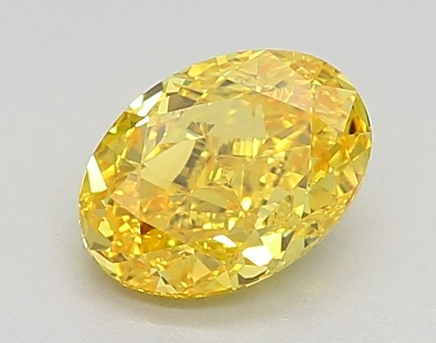 Loose Diamond - OVAL 1.01ct Fancy Vivid Yellow VS1: Loose Diamond - OVAL 1.01ct Fancy Vivid Yellow VS1 Source: This is a real non-mined Diamond that has been grown in a lab Shape: OVAL Carats: 1.01 Color: Fancy Vivid Yellow Certification: IGI Video: