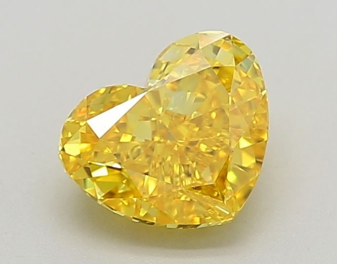 Loose Diamond - HEART 1.75ct Fancy Vivid Yellow VVS1: Loose Diamond - HEART 1.75ct Fancy Vivid Yellow VVS1 Source: This is a real non-mined Diamond that has been grown in a lab Shape: HEART Carats: 1.75 Color: Fancy Vivid Yellow Certification: IGI Video: