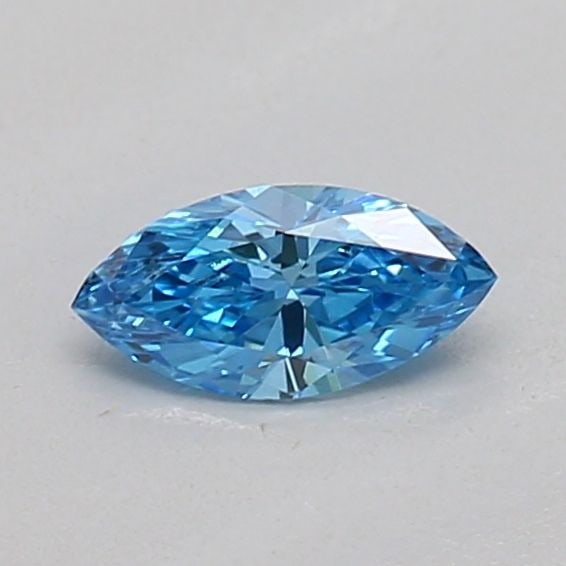 Loose Diamond - MARQUISE 0.16ct Fancy Vivid Blue VVS2: Loose Diamond - MARQUISE 0.16ct Fancy Vivid Blue VVS2 Source: This is a real non-mined Diamond that has been grown in a lab Shape: MARQUISE Carats: 0.16 Color: Fancy Vivid Blue Certification: IGI Vide