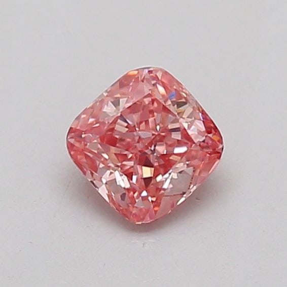 Loose Diamond - CUSHION MODIFIED 0.24ct Fancy Vivid Pink VS1: Loose Diamond - CUSHION MODIFIED 0.24ct Fancy Vivid Pink VS1 Source: This is a real non-mined Diamond that has been grown in a lab Shape: CUSHION MODIFIED Carats: 0.24 Color: Fancy Vivid Pink Certific