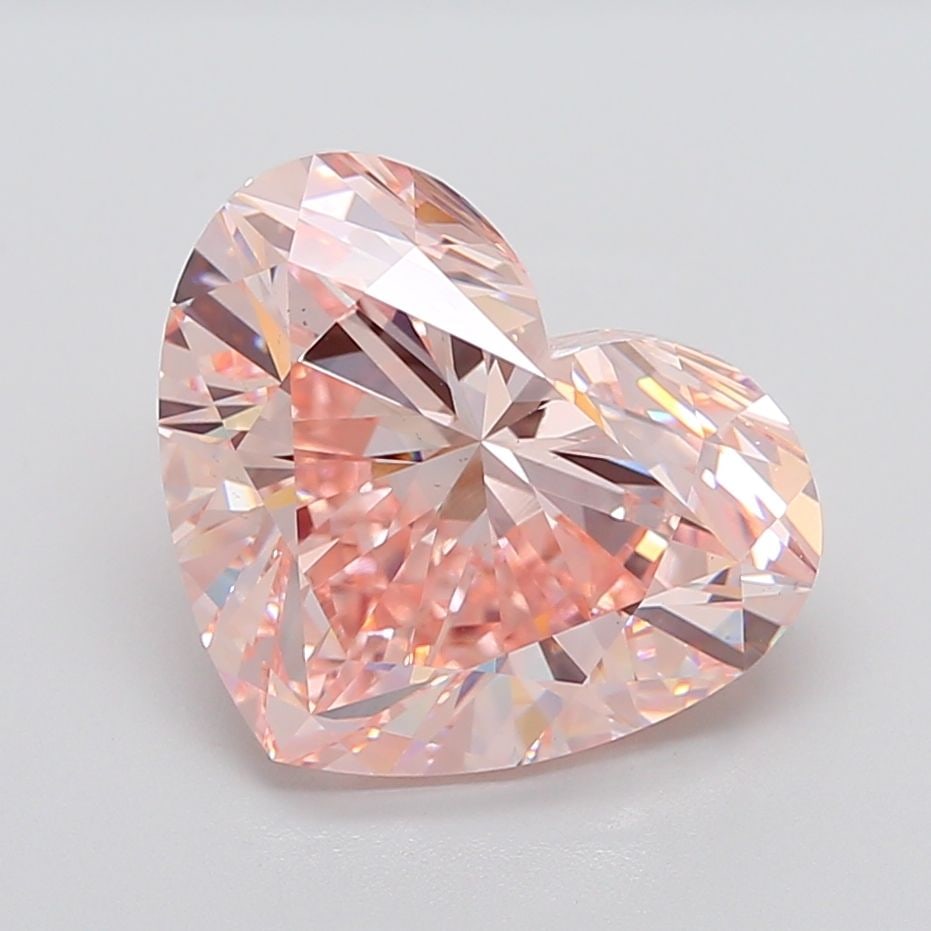 Loose Diamond - HEART 10.13ct Fancy Intense Pink VS1: Loose Diamond - HEART 10.13ct Fancy Intense Pink VS1 Source: This is a real non-mined Diamond that has been grown in a lab Shape: HEART Carats: 10.13 Color: Fancy Intense Pink Certification: IGI Video
