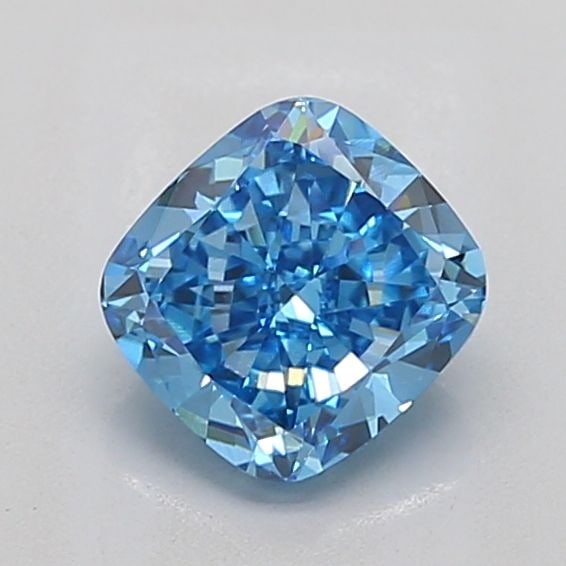 Loose Diamond - CUSHION MODIFIED 1.84ct Fancy Vivid Blue VS1: Loose Diamond - CUSHION MODIFIED 1.84ct Fancy Vivid Blue VS1 Source: This is a real non-mined Diamond that has been grown in a lab Shape: CUSHION MODIFIED Carats: 1.84 Color: Fancy Vivid Blue Certific