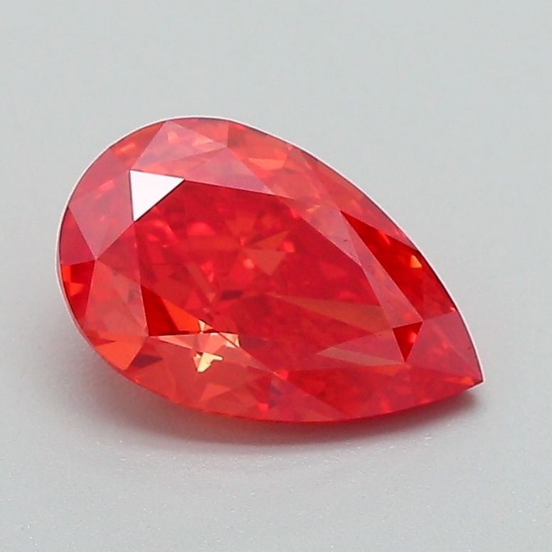 Loose Diamond - PEAR 1.23ct Fancy Vivid Orange Pink VVS2: Loose Diamond - PEAR 1.23ct Fancy Vivid Orange Pink VVS2 Source: This is a real non-mined Diamond that has been grown in a lab Shape: PEAR Carats: 1.23 Color: Fancy Vivid Orange Pink Certification: IG