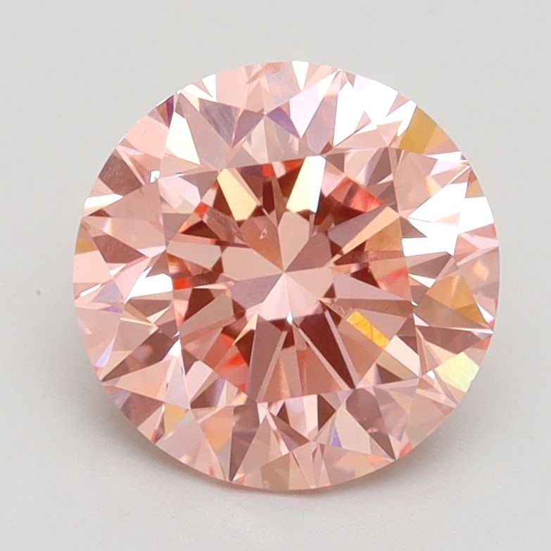 Loose Diamond - ROUND 2.1ct Fancy Intense Pink VS2: Loose Diamond - ROUND 2.1ct Fancy Intense Pink VS2 Source: This is a real non-mined Diamond that has been grown in a lab Shape: ROUND Carats: 2.1 Color: Fancy Intense Pink Certification: IGI Video: