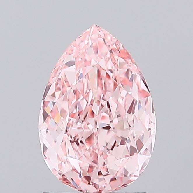 Loose Diamond - PEAR 1.91ct Fancy Vivid Pink VVS2: Loose Diamond - PEAR 1.91ct Fancy Vivid Pink VVS2 Source: This is a real non-mined Diamond that has been grown in a lab Shape: PEAR Carats: 1.91 Color: Fancy Vivid Pink Certification: IGI Video: