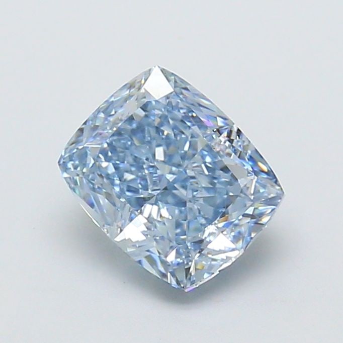 Loose Diamond - CUSHION MODIFIED 1.93ct Fancy Intense Blue VVS1: Loose Diamond - CUSHION MODIFIED 1.93ct Fancy Intense Blue VVS1 Source: This is a real non-mined Diamond that has been grown in a lab Shape: CUSHION MODIFIED Carats: 1.93 Color: Fancy Intense Blue Cer