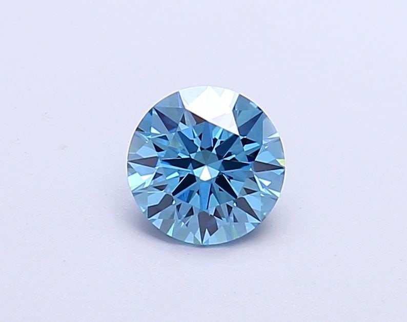 Loose Diamond - ROUND 0.6ct Fancy Blue VS1: Loose Diamond - ROUND 0.6ct Fancy Blue VS1 Source: This is a real non-mined Diamond that has been grown in a lab Shape: ROUND Carats: 0.6 Color: Fancy Blue Certification: NONE Video: