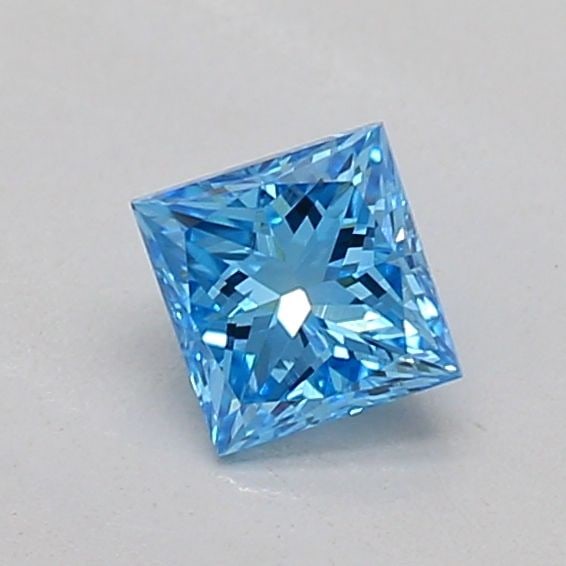 Loose Diamond - PRINCESS 0.26ct Fancy Vivid Blue VVS2: Loose Diamond - PRINCESS 0.26ct Fancy Vivid Blue VVS2 Source: This is a real non-mined Diamond that has been grown in a lab Shape: PRINCESS Carats: 0.26 Color: Fancy Vivid Blue Certification: IGI The 