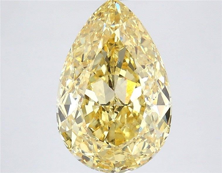 Loose Diamond - PEAR 3.6ct Fancy Intense Yellow VVS2: Loose Diamond - PEAR 3.6ct Fancy Intense Yellow VVS2 Source: This is a real non-mined Diamond that has been grown in a lab Shape: PEAR Carats: 3.6 Color: Fancy Intense Yellow Certification: IGI Video: