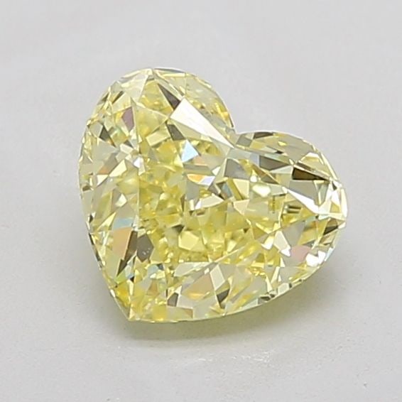 Loose Diamond - HEART 2.01ct Fancy Yellow VS1: Loose Diamond - HEART 2.01ct Fancy Yellow VS1 Source: This is a real non-mined Diamond that has been grown in a lab Shape: HEART Carats: 2.01 Color: Fancy Yellow Certification: IGI Video: