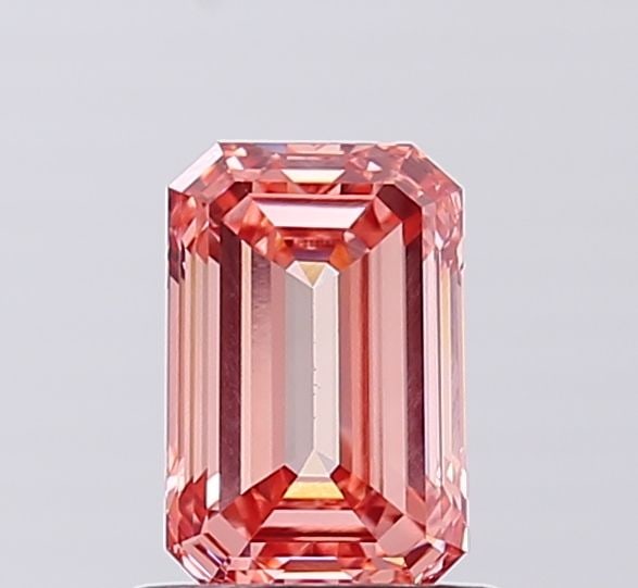 Loose Diamond - EMERALD 1.04ct Fancy Intense Pink VVS2: Loose Diamond - EMERALD 1.04ct Fancy Intense Pink VVS2 Source: This is a real non-mined Diamond that has been grown in a lab Shape: EMERALD Carats: 1.04 Color: Fancy Intense Pink Certification: IGI Vi