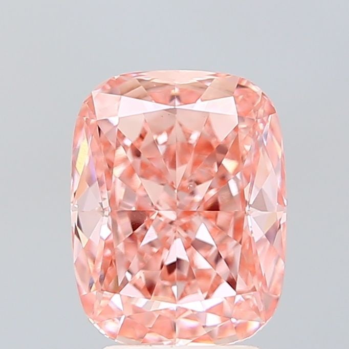 Loose Diamond - CUSHION MODIFIED 3.04ct Fancy Vivid Pink VS1: Loose Diamond - CUSHION MODIFIED 3.04ct Fancy Vivid Pink VS1 Source: This is a real non-mined Diamond that has been grown in a lab Shape: CUSHION MODIFIED Carats: 3.04 Color: Fancy Vivid Pink Certific