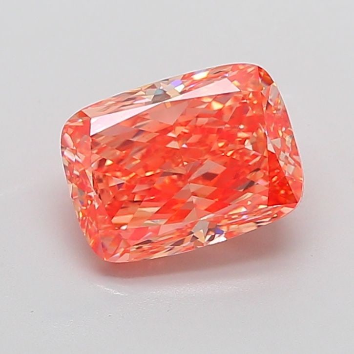 Loose Diamond - CUSHION MODIFIED 4.7ct Fancy Vivid Pink Orange VS1: Loose Diamond - CUSHION MODIFIED 4.7ct Fancy Vivid Pink Orange VS1 Source: This is a real non-mined Diamond that has been grown in a lab Shape: CUSHION MODIFIED Carats: 4.7 Color: Fancy Vivid Pink Ora
