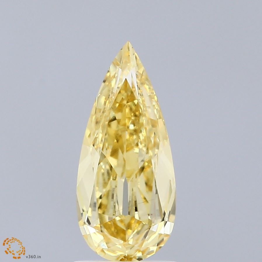 Loose Diamond - PEAR 1.25ct Fancy Intense Yellow VS1: Loose Diamond - PEAR 1.25ct Fancy Intense Yellow VS1 Source: This is a real non-mined Diamond that has been grown in a lab Shape: PEAR Carats: 1.25 Color: Fancy Intense Yellow Certification: IGI Video