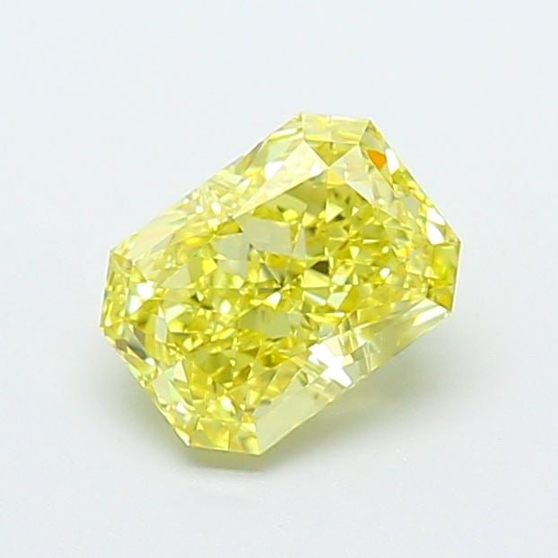 Loose Diamond - RADIANT 1.59ct Fancy Intense Yellow VVS1: Loose Diamond - RADIANT 1.59ct Fancy Intense Yellow VVS1 Source: This is a real non-mined Diamond that has been grown in a lab Shape: RADIANT Carats: 1.59 Color: Fancy Intense Yellow Certification: IG