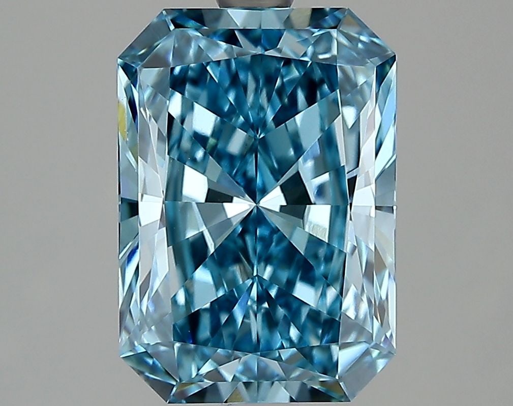 Loose Diamond - RADIANT 2.75ct Fancy Vivid Blue VVS2: Loose Diamond - RADIANT 2.75ct Fancy Vivid Blue VVS2 Source: This is a real non-mined Diamond that has been grown in a lab Shape: RADIANT Carats: 2.75 Color: Fancy Vivid Blue Certification: IGI Video: