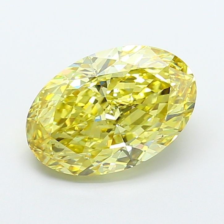 Loose Diamond - OVAL 6.03ct Fancy Intense Yellow VS2: Loose Diamond - OVAL 6.03ct Fancy Intense Yellow VS2 Source: This is a real non-mined Diamond that has been grown in a lab Shape: OVAL Carats: 6.03 Color: Fancy Intense Yellow Certification: IGI Video