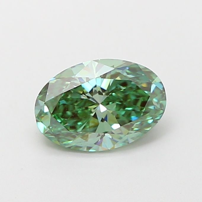 Loose Diamond - OVAL 1.0ct Fancy Vivid Green VS1: Loose Diamond - OVAL 1.0ct Fancy Vivid Green VS1 Source: This is a real non-mined Diamond that has been grown in a lab Shape: OVAL Carats: 1.0 Color: Fancy Vivid Green Certification: IGI Video: