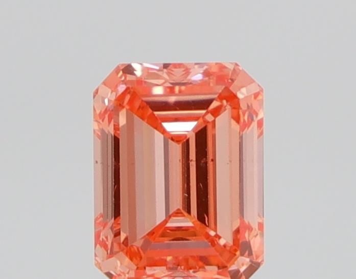 Loose Diamond - EMERALD 0.69ct Fancy Pink VS2: Loose Diamond - EMERALD 0.69ct Fancy Pink VS2 Source: This is a real non-mined Diamond that has been grown in a lab Shape: EMERALD Carats: 0.69 Color: Fancy Pink Certification: NONE Video:
