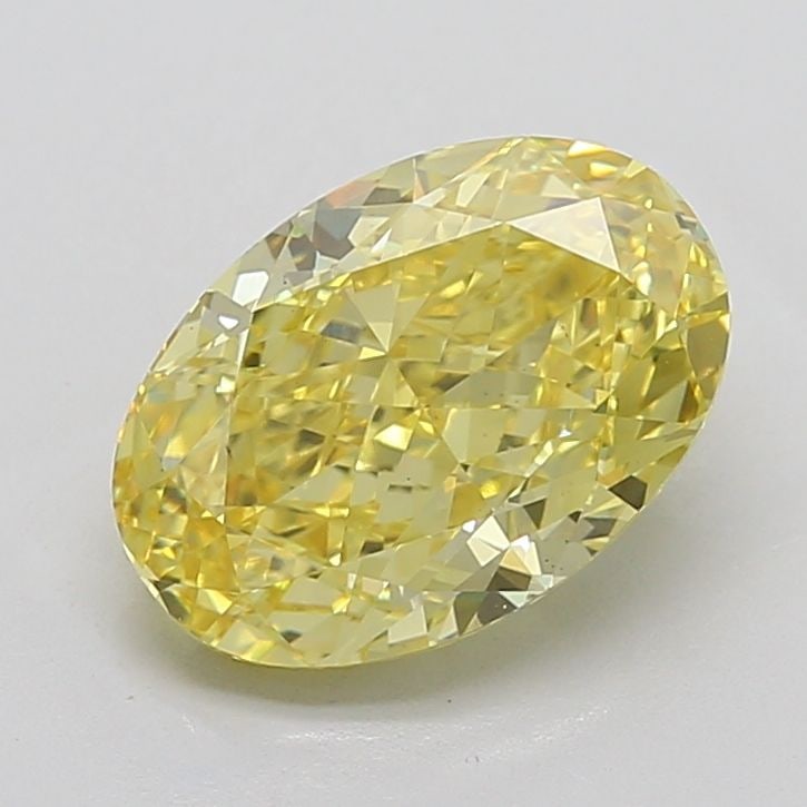 Loose Diamond - OVAL 5.14ct Fancy Intense Yellow VS1: Loose Diamond - OVAL 5.14ct Fancy Intense Yellow VS1 Source: This is a real non-mined Diamond that has been grown in a lab Shape: OVAL Carats: 5.14 Color: Fancy Intense Yellow Certification: IGI Video