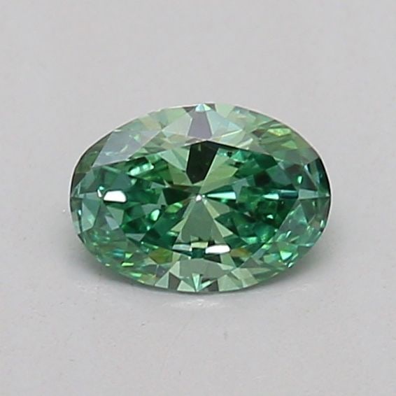 Loose Diamond - OVAL 0.22ct Fancy Vivid Green VS1: Loose Diamond - OVAL 0.22ct Fancy Vivid Green VS1 Source: This is a real non-mined Diamond that has been grown in a lab Shape: OVAL Carats: 0.22 Color: Fancy Vivid Green Certification: IGI The Diamond
