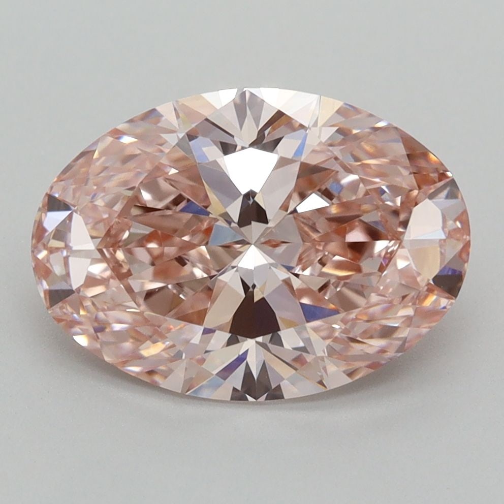 Loose Diamond - OVAL 3.01ct Fancy Intense Pink VVS2: Loose Diamond - OVAL 3.01ct Fancy Intense Pink VVS2 Source: This is a real non-mined Diamond that has been grown in a lab Shape: OVAL Carats: 3.01 Color: Fancy Intense Pink Certification: IGI Video: