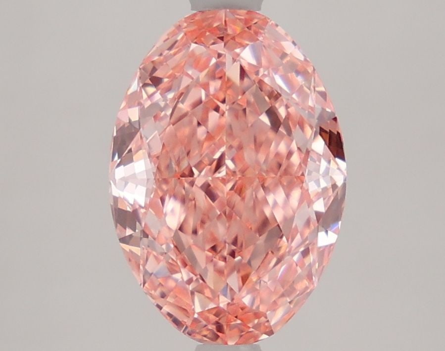 Loose Diamond - OVAL 2.61ct Fancy Vivid Pink VVS2: Loose Diamond - OVAL 2.61ct Fancy Vivid Pink VVS2 Source: This is a real non-mined Diamond that has been grown in a lab Shape: OVAL Carats: 2.61 Color: Fancy Vivid Pink Certification: IGI Video: