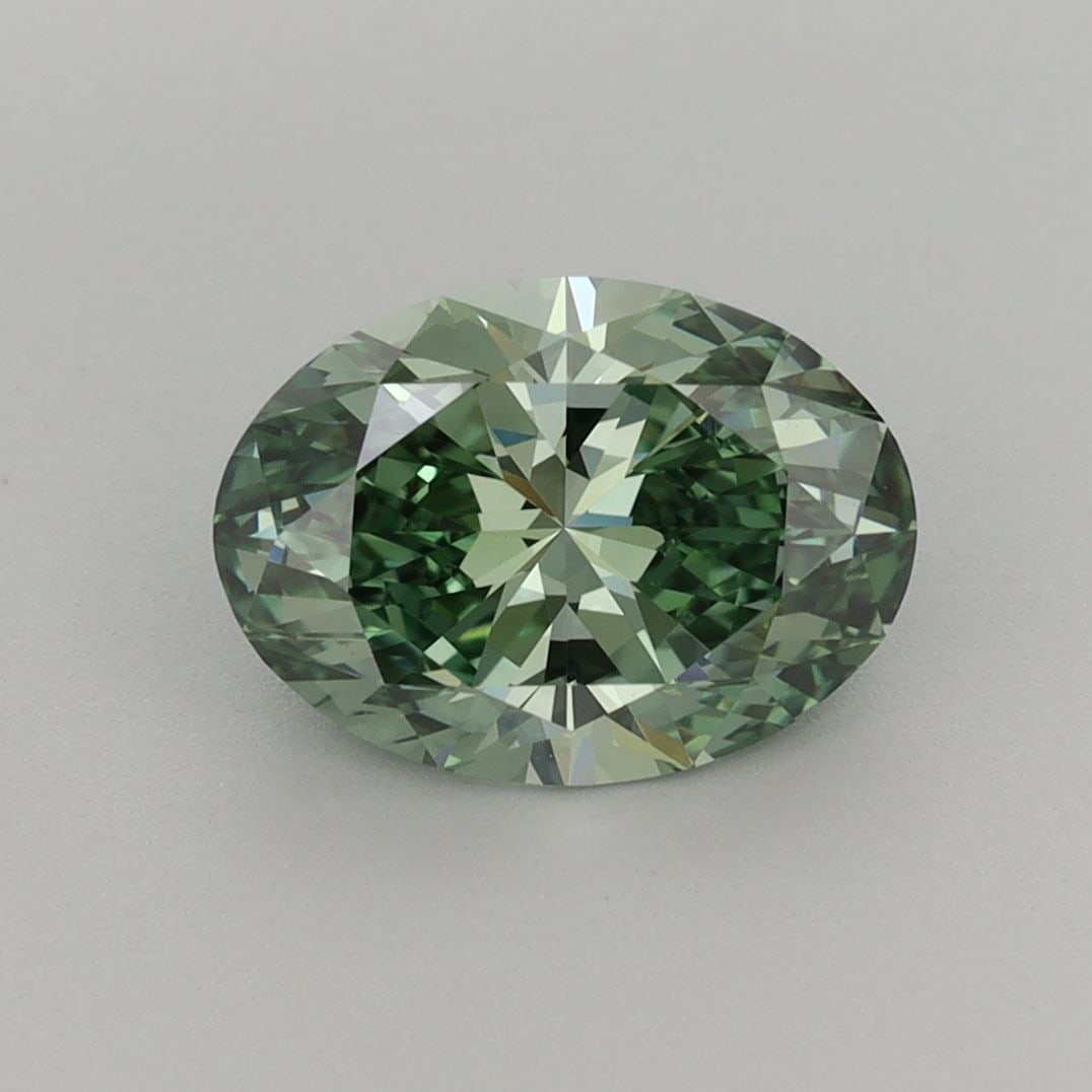 Loose Diamond - OVAL 1.76ct Fancy Vivid Green VVS2 (1 of 1)