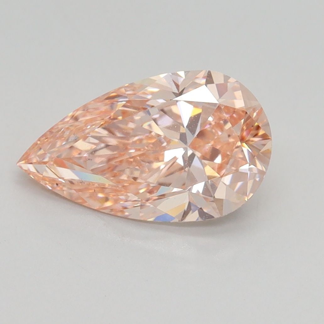 Loose Diamond - PEAR 1.8ct Fancy Intense Orangey Pink VS2: Loose Diamond - PEAR 1.8ct Fancy Intense Orangey Pink VS2 Source: This is a real non-mined Diamond that has been grown in a lab Shape: PEAR Carats: 1.8 Color: Fancy Intense Orangey Pink Certification: