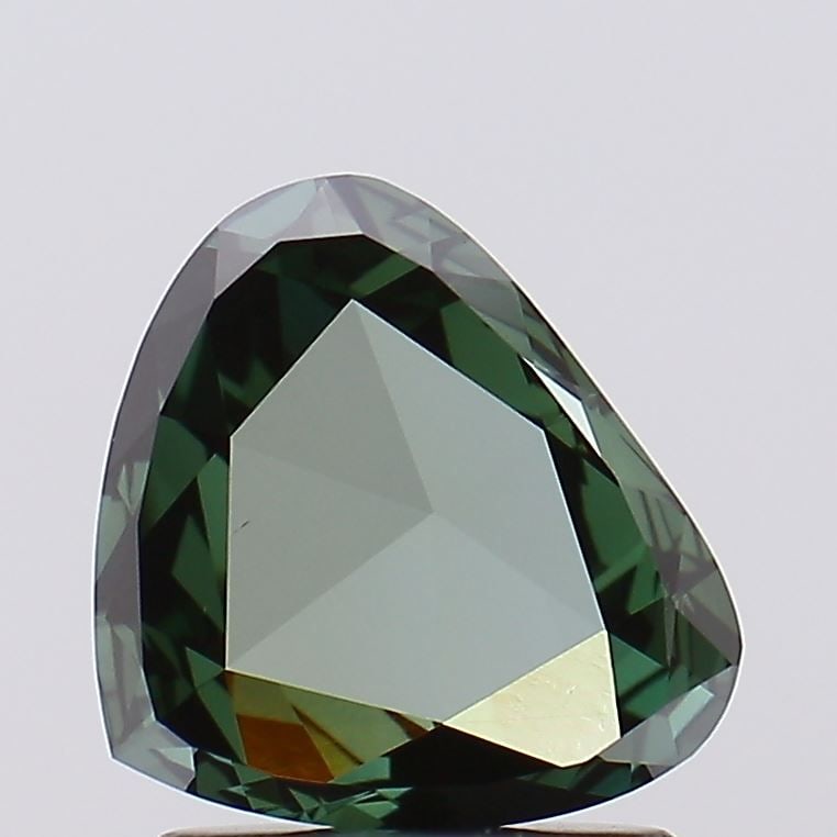Loose Diamond - ROSE 0.88ct Fancy Vivid Green VS1: Loose Diamond - ROSE 0.88ct Fancy Vivid Green VS1 Source: This is a real non-mined Diamond that has been grown in a lab Shape: ROSE Carats: 0.88 Color: Fancy Vivid Green Certification: NONE Video:
