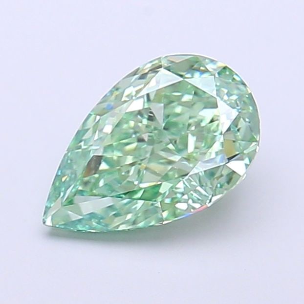 Loose Diamond - PEAR 1.34ct Fancy Vivid Green VS1: Loose Diamond - PEAR 1.34ct Fancy Vivid Green VS1 Source: This is a real non-mined Diamond that has been grown in a lab Shape: PEAR Carats: 1.34 Color: Fancy Vivid Green Certification: IGI Video: