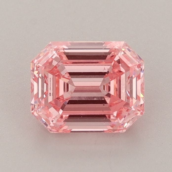 Loose Diamond - EMERALD 0.99ct Fancy Vivid Pink VS2: Loose Diamond - EMERALD 0.99ct Fancy Vivid Pink VS2 Source: This is a real non-mined Diamond that has been grown in a lab Shape: EMERALD Carats: 0.99 Color: Fancy Vivid Pink Certification: IGI Video: