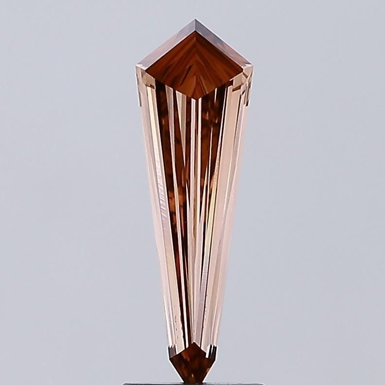 Loose Diamond - HEXAGONAL 1.04ct Fancy Brown VS1: Loose Diamond - HEXAGONAL 1.04ct Fancy Brown VS1 Source: This is a real non-mined Diamond that has been grown in a lab Shape: HEXAGONAL Carats: 1.04 Color: Fancy Brown Certification: IGI Video: